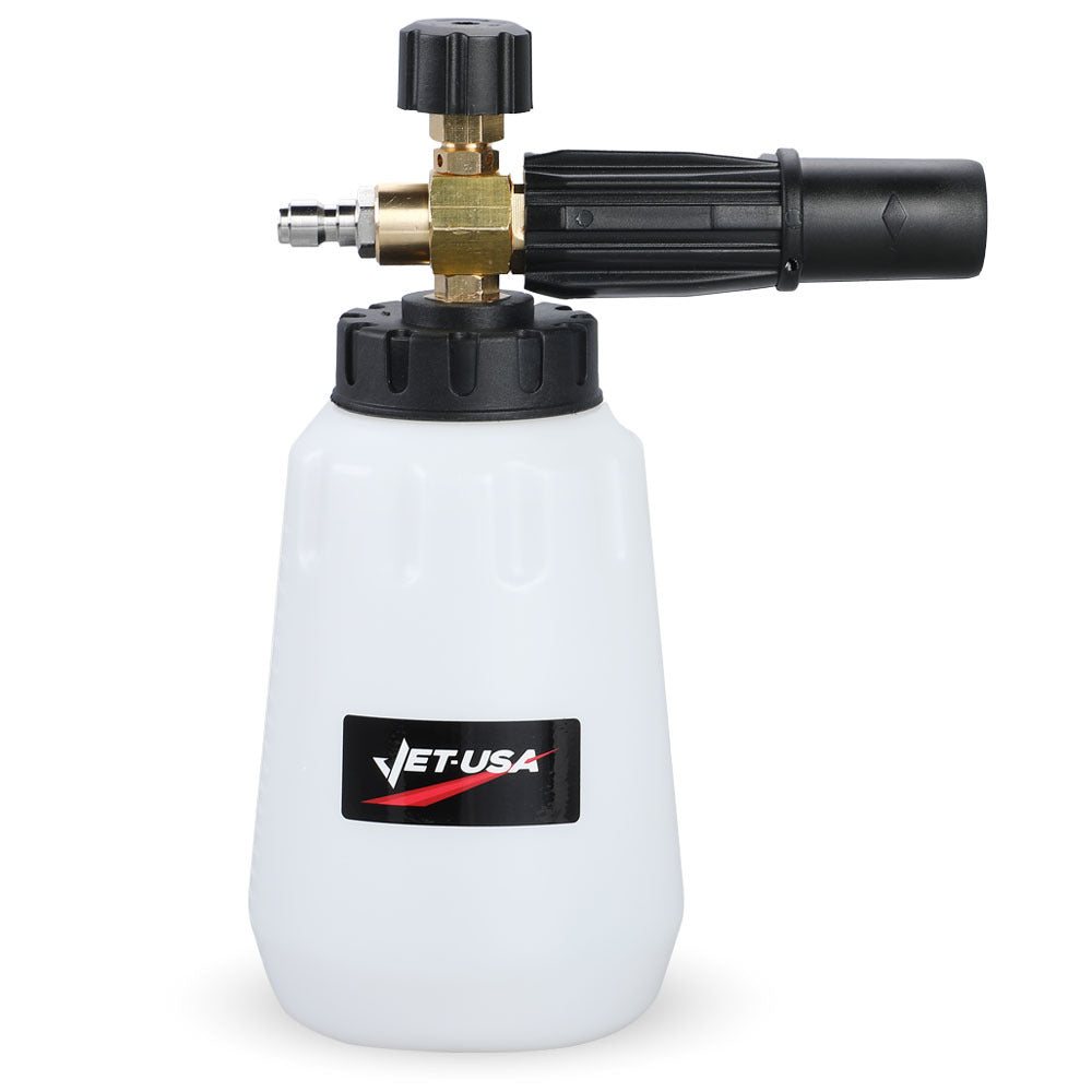 Jet-USA Soap Foam Snow Cannon | 1L Bottle, Works with Petrol & Some Electric Pressure Washers