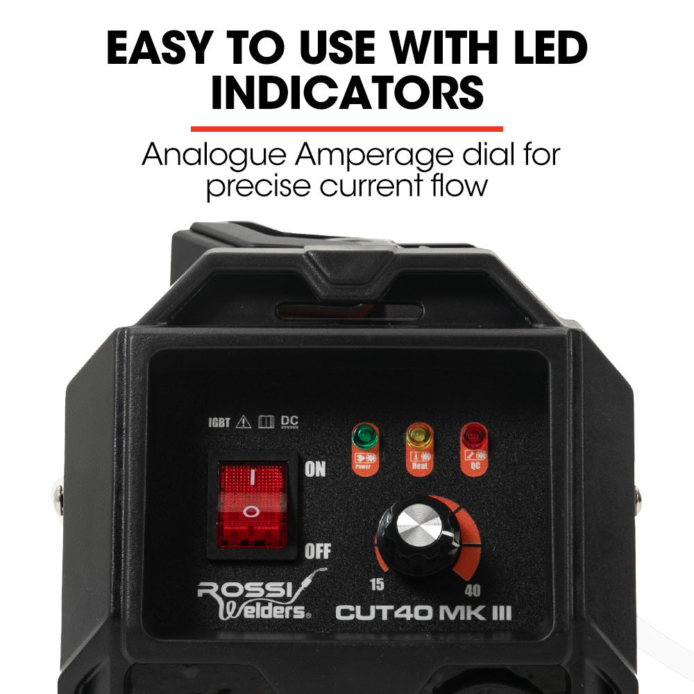 ROSSI Plasma Cutter | 40A | Portable Oxy Torch Welder | 15A Plug