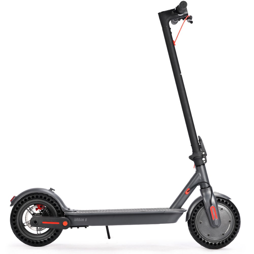 ALPHA Urban 8 Electric Scooter | 25km Range, 8.5-Inch Wheels, Brushless Motor, Motorised Commuter eScooter for Adults, Grey