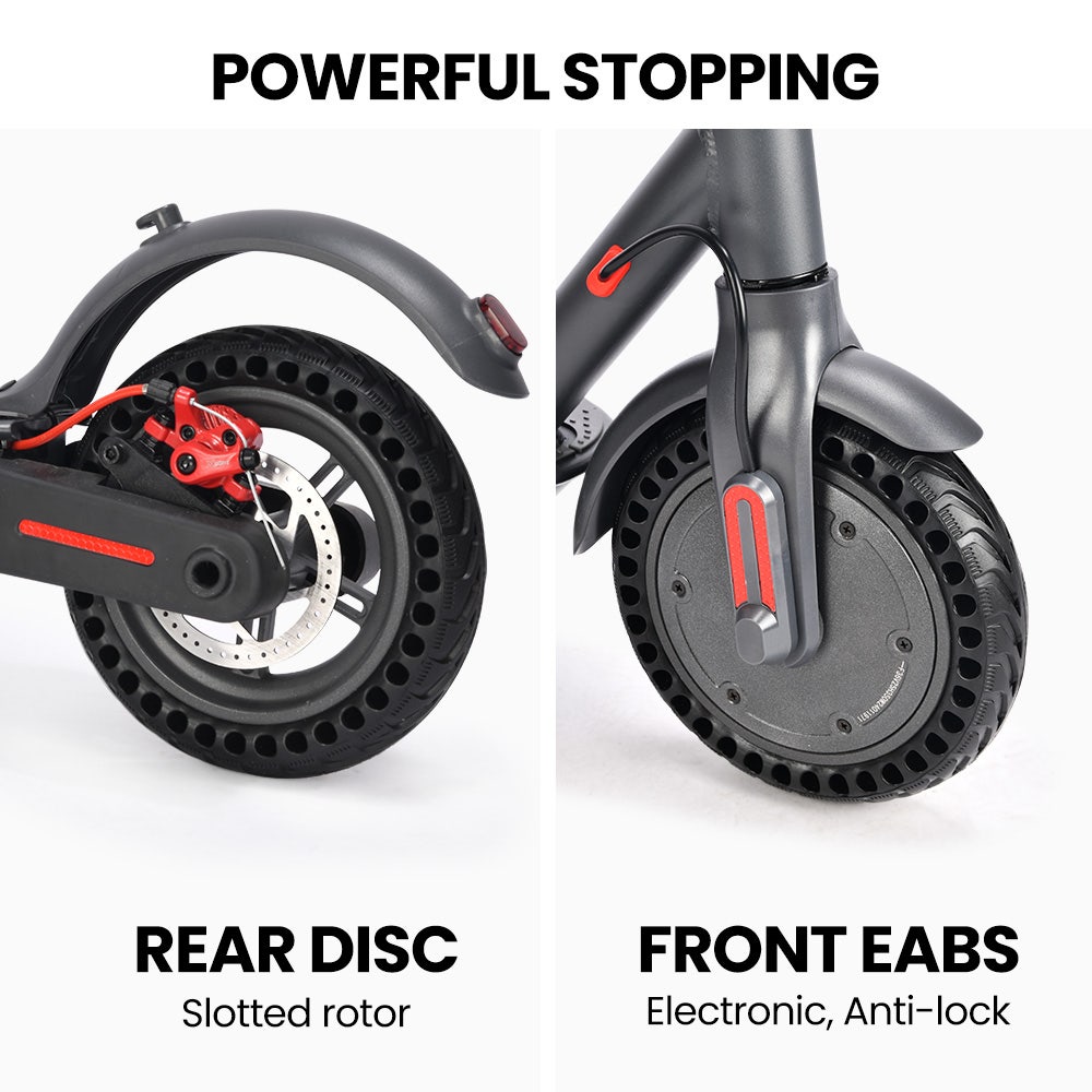ALPHA Urban 8 Electric Scooter | 25km Range, 8.5-Inch Wheels, Brushless Motor, Motorised Commuter eScooter for Adults, Grey