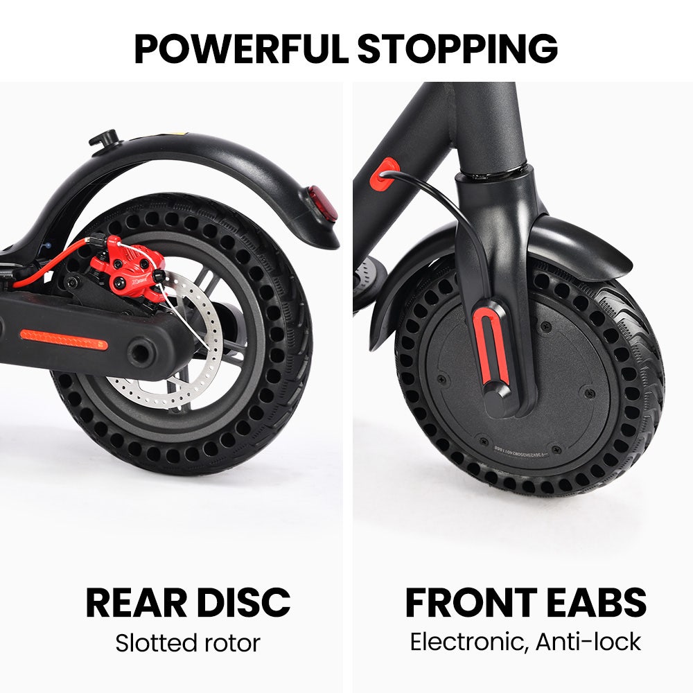 ALPHA Urban 8 Electric Scooter | 25km Range, 8.5-Inch Wheels, Brushless Motor, Motorised Commuter eScooter for Adults, Black