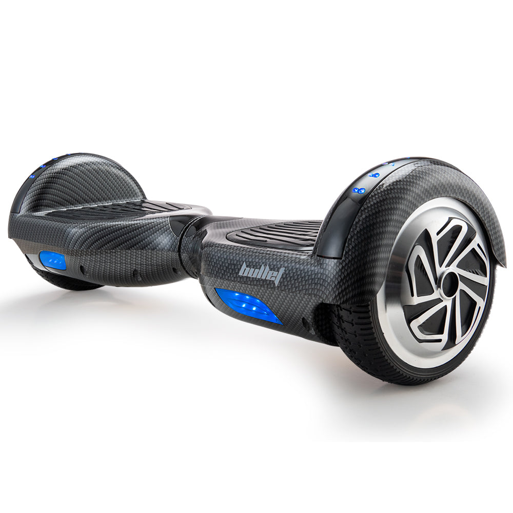 Hoverboard Electric Scooter - 6.5 Inch Wheels, Self-Balancing, Gen III Carbon Fiber Style by BULLET