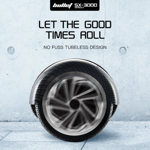 Hoverboard Electric Scooter - 6.5 Inch Wheels, Self-Balancing, Gen III Carbon Fiber Style by BULLET