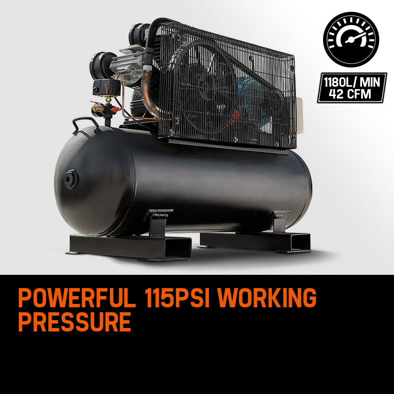 UNIMAC Industrial Electric Air Compressor | 115PSI | 150L | 7.5kW | 15A Plug