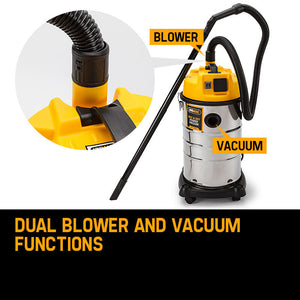 UNIMAC 30L Wet and Dry Vacuum Cleaner | Blower & Bagless | 2000W Drywall Vac