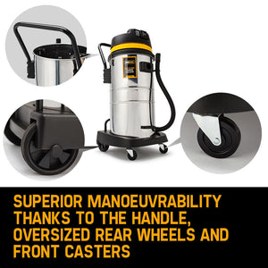 UNIMAC 60L Wet and Dry Vacuum Cleaner | Bagless | Industrial Grade Drywall Vac
