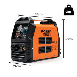 ROSSI Plasma Cutter | 45A | Non-Touch Pilot ARC | Cuts Painted & Rusty Metal | DC Inverter