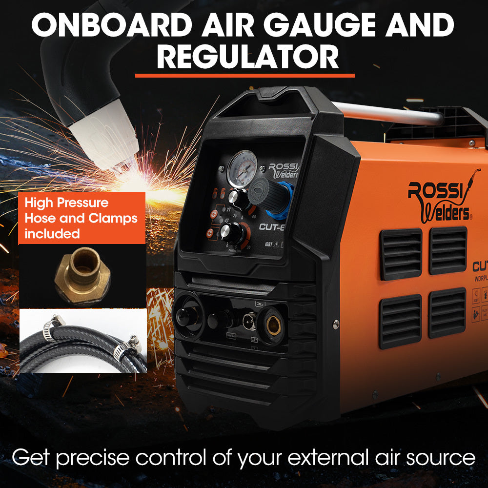 Rossi 60A Plasma Cutter | Non-Touch Pilot ARC | Cuts Painted & Rusty Metals | DC Inverter Cutting Machine