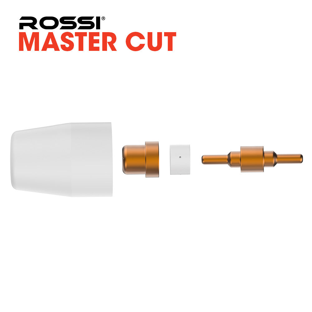 Rossi 40pc Plasma Cutter Consumables Kit | Fits PT-31 Torch | Includes Tips, Nozzles & Gas Rings