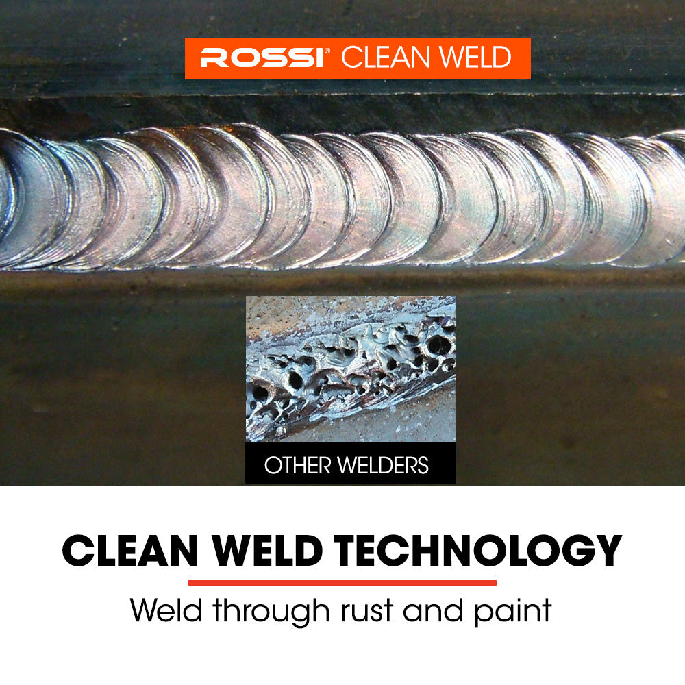 Rossi NextGen TIG/MMA 200A Welder | TIG-200 | Argon Gas | HF Start | Regulator Included