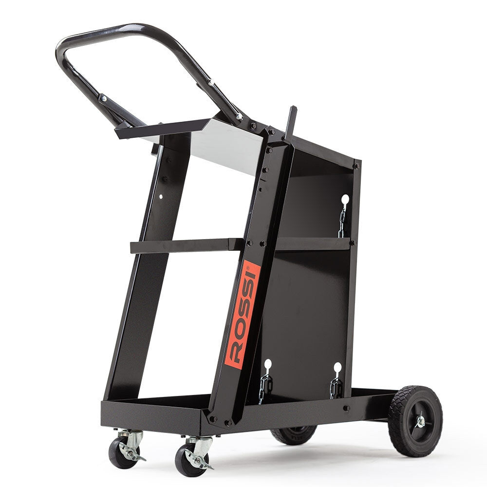 ROSSI Welding Cart Trolley | MIG TIG ARC MMA | Plasma Cutter Storage Workbench