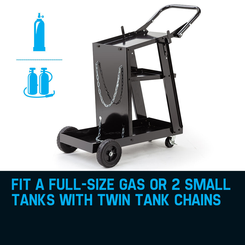 ROSSI Welding Cart Trolley | MIG TIG ARC MMA | Plasma Cutter Storage Workbench