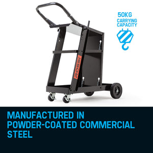 ROSSI Welding Cart Trolley | MIG TIG ARC MMA | Plasma Cutter Storage Workbench