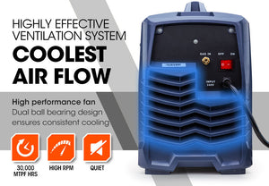 Rossi 300A MIG Stick Welder | Portable DC Gas Gasless Inverter Welding Machine | 15A Plug