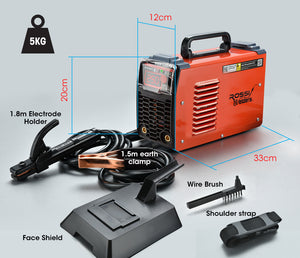 Rossi 250A Stick Welder | Portable ARC MMA Inverter Welding Machine | 15A Plug