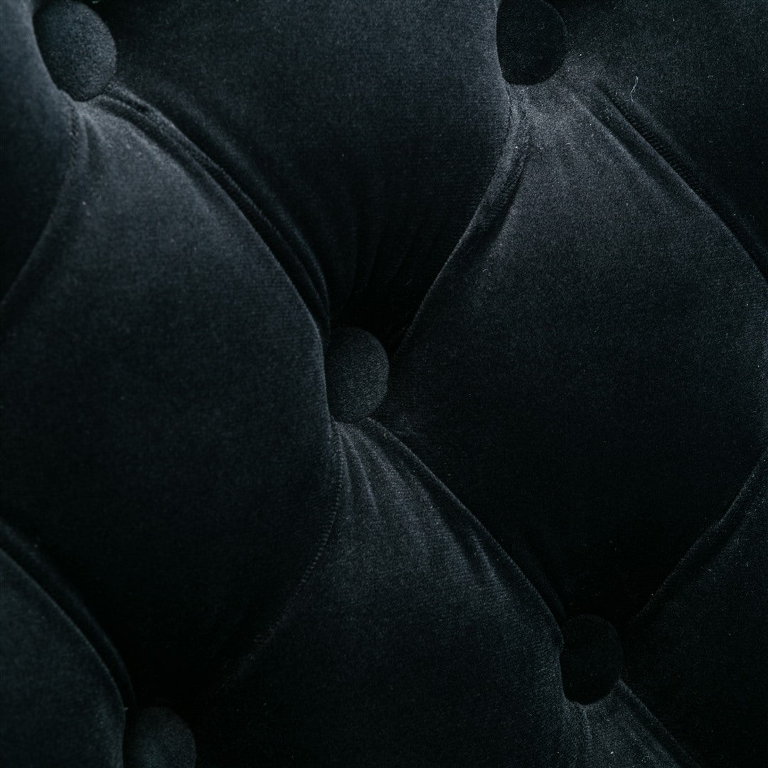 4x Height Adjustable Swivel Bar Stool | Velvet Nailhead Barstool | with Footrest