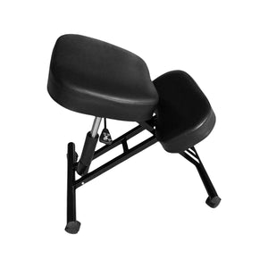 EKKIO Adjustable Ergonomic Office Kneeling Chair (Black) EK-KC-100-TH