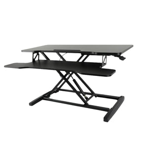 EKKIO Adjustable Standing Desk Riser with Gas Spring (Black) EK-DSR-100-MS