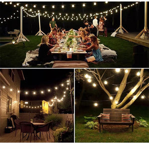 NOVEDEN Solar String Light | 100 Bulbs | Warm Light