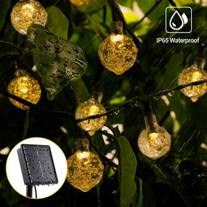 NOVEDEN Solar String Light | 200 Bulbs | Warm Light