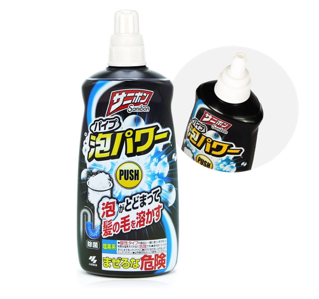 [6-PACK] KOBAYASHI Japan Drain Foam Cleaner | 400ml | Effective Cleaning Solution