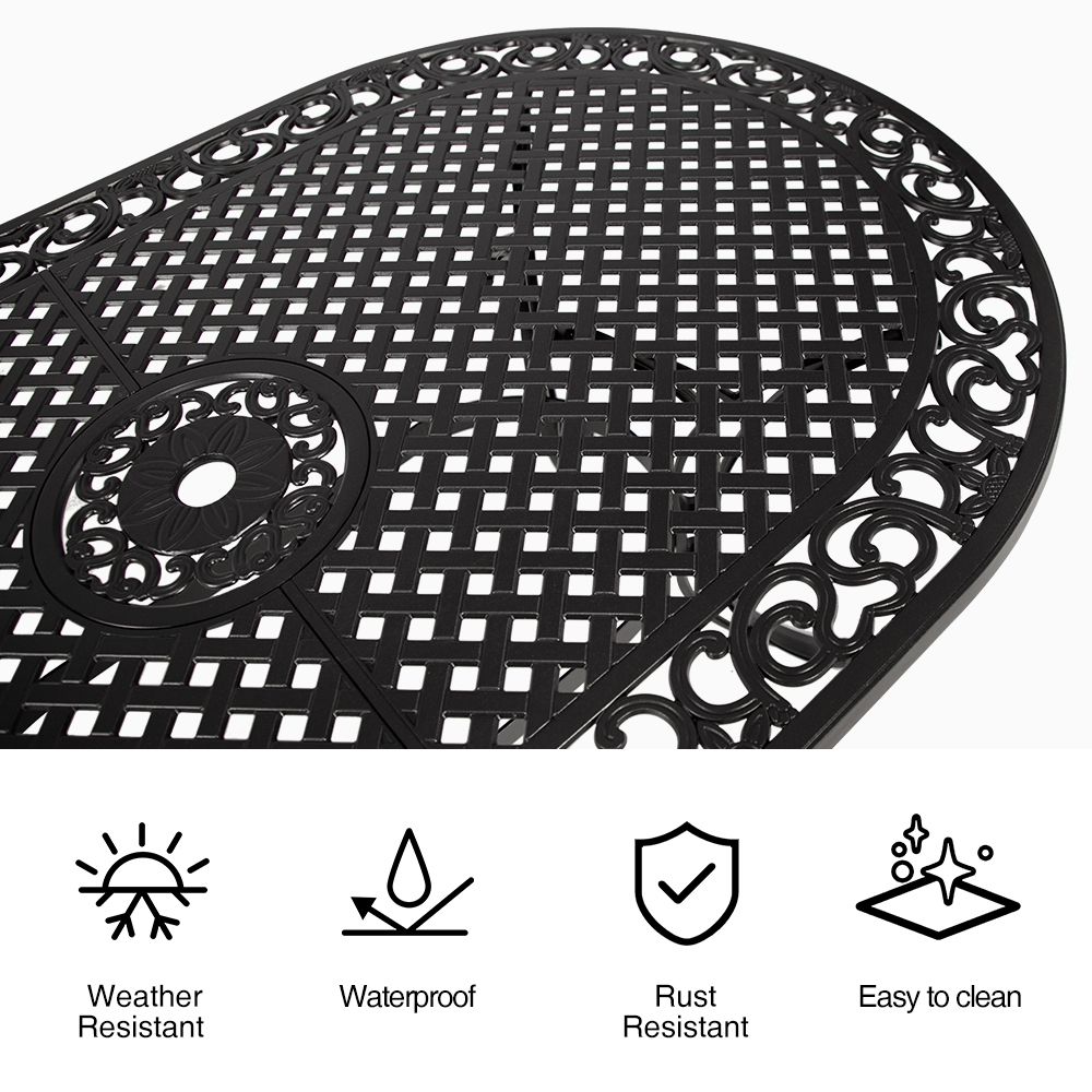 Fiji Oval Dining Table | Modern Design