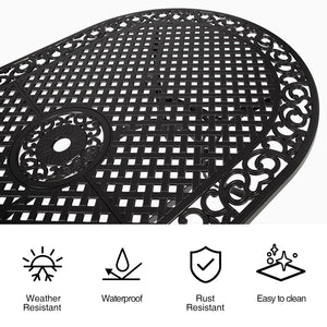 Fiji Oval Dining Table | Modern Design