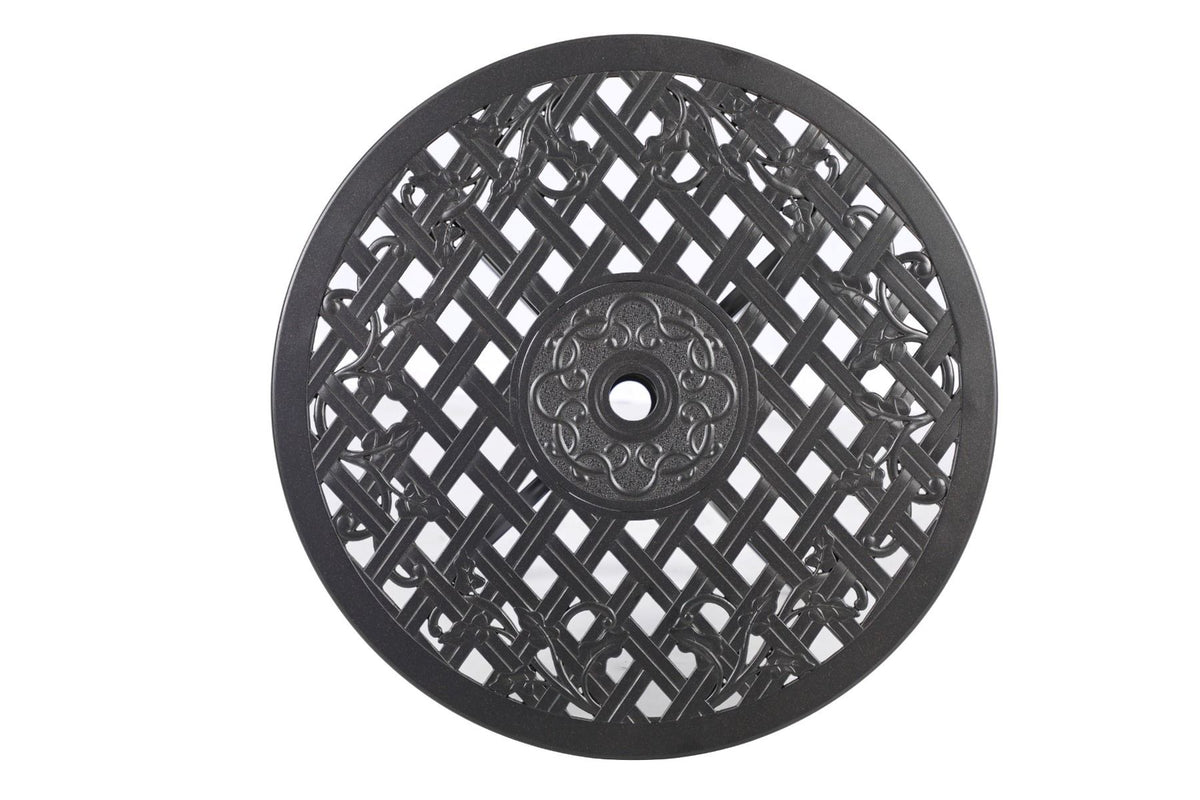 Remy Aluminium Table | Black Finish | Modern Outdoor Dining Table | Durable & Weather-Resistant