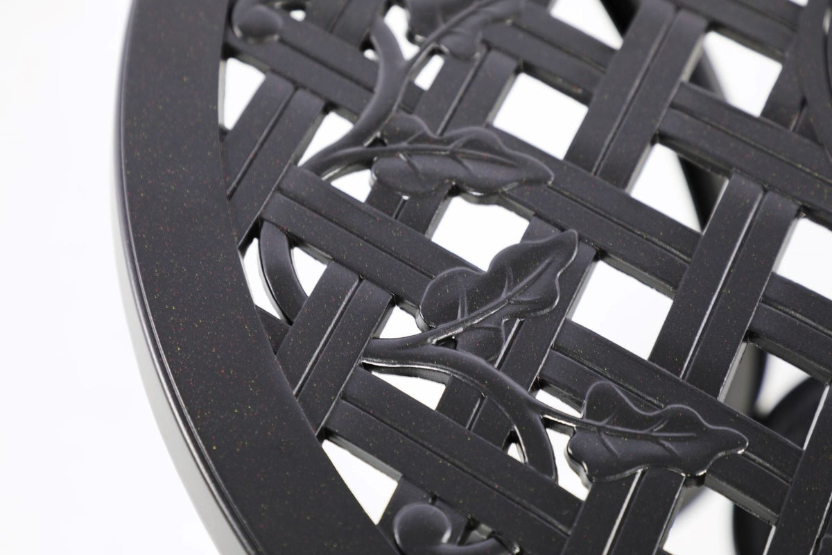 Remy Aluminium Table | Black Finish | Modern Outdoor Dining Table | Durable & Weather-Resistant