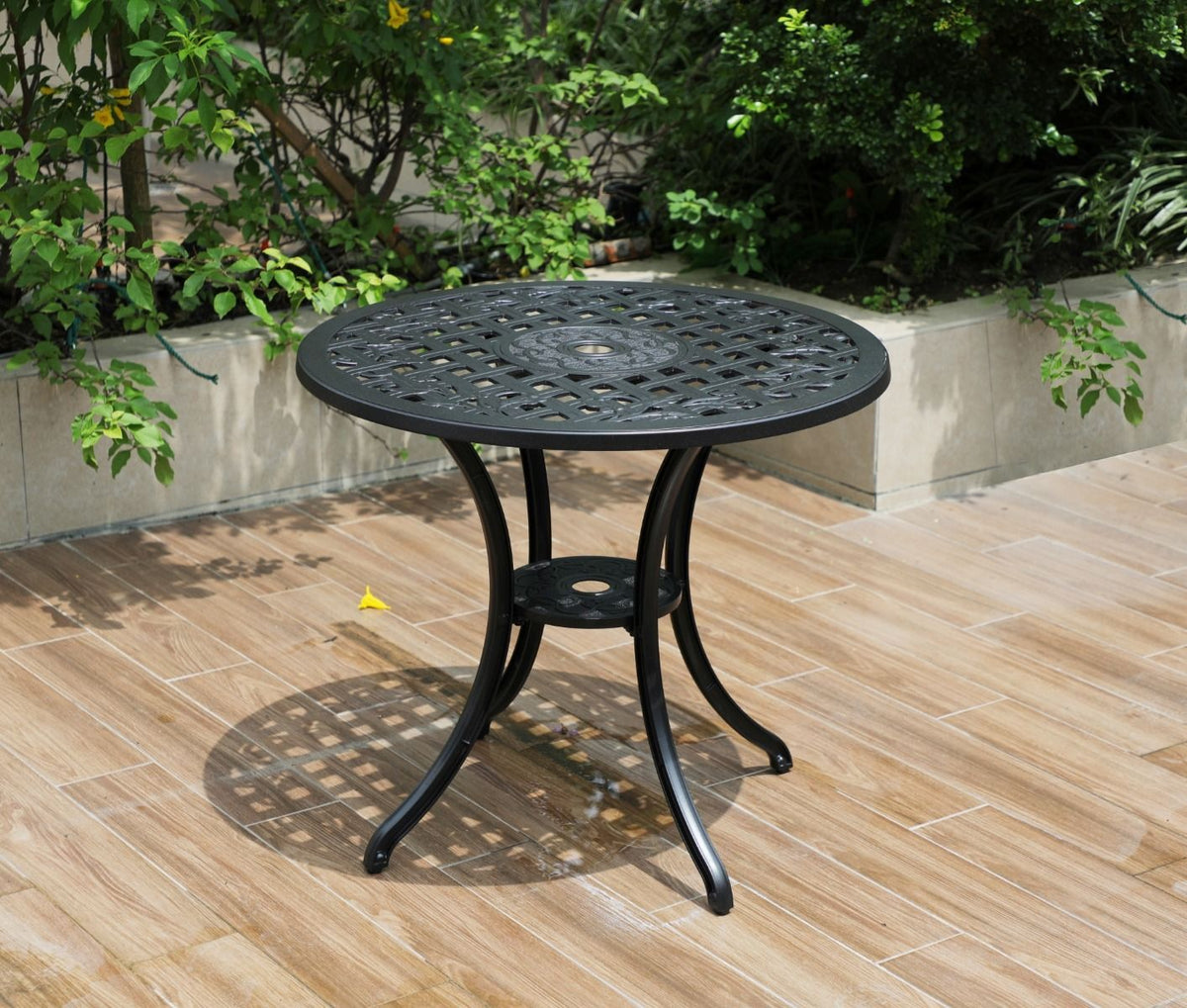 Remy Aluminium Table | Black Finish | Modern Outdoor Dining Table | Durable & Weather-Resistant