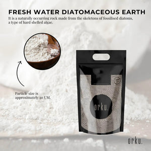 5Kg Organic Fine Diatomaceous Earth | Food Grade Fossil Shell Flour Powder