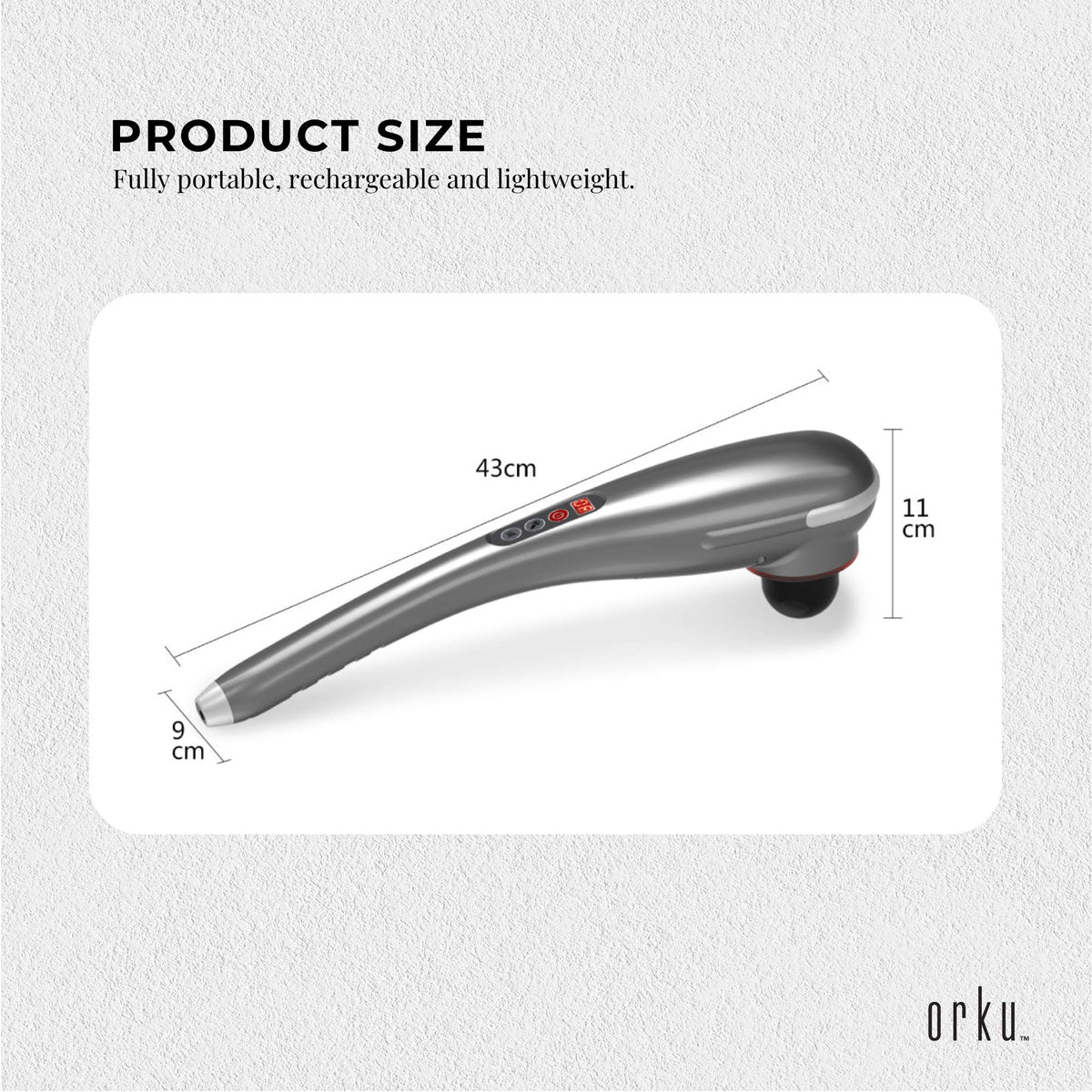 Rechargeable Body Hammer Massager | Handheld Portable Cordless Electric Massager