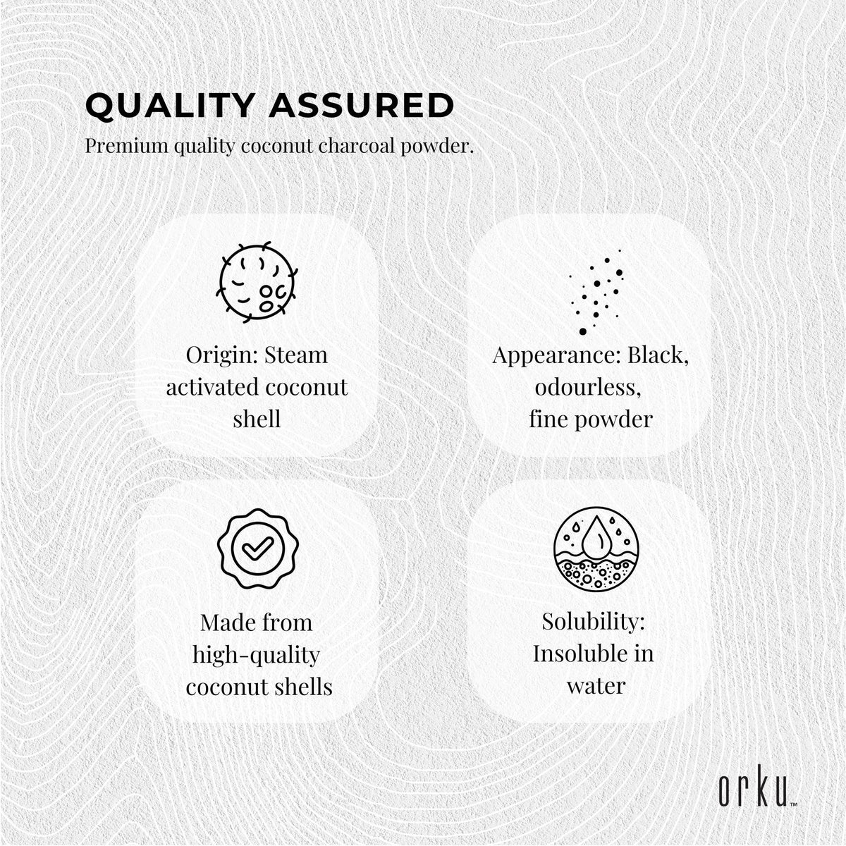 10g Activated Carbon Powder | Coconut Charcoal for Teeth Whitening and Skin Masks