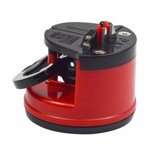 Kitchen Knife Sharpener | Suction Grip for Knives, Blades, Scissors | Sharpening Tool