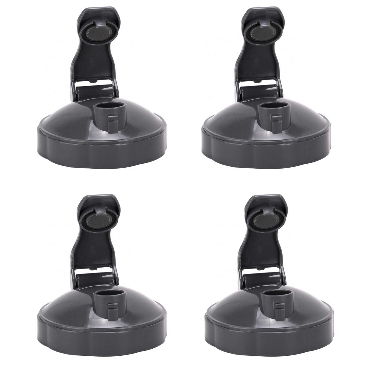 4x For Nutribullet Flip Top Fresh Lid | Fits 600W & 900W Nutri Cups | Replacement Part