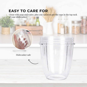 For Nutribullet Small Short Little 18 Oz Cup | Fits 600W & 900W Models | Replacement Part