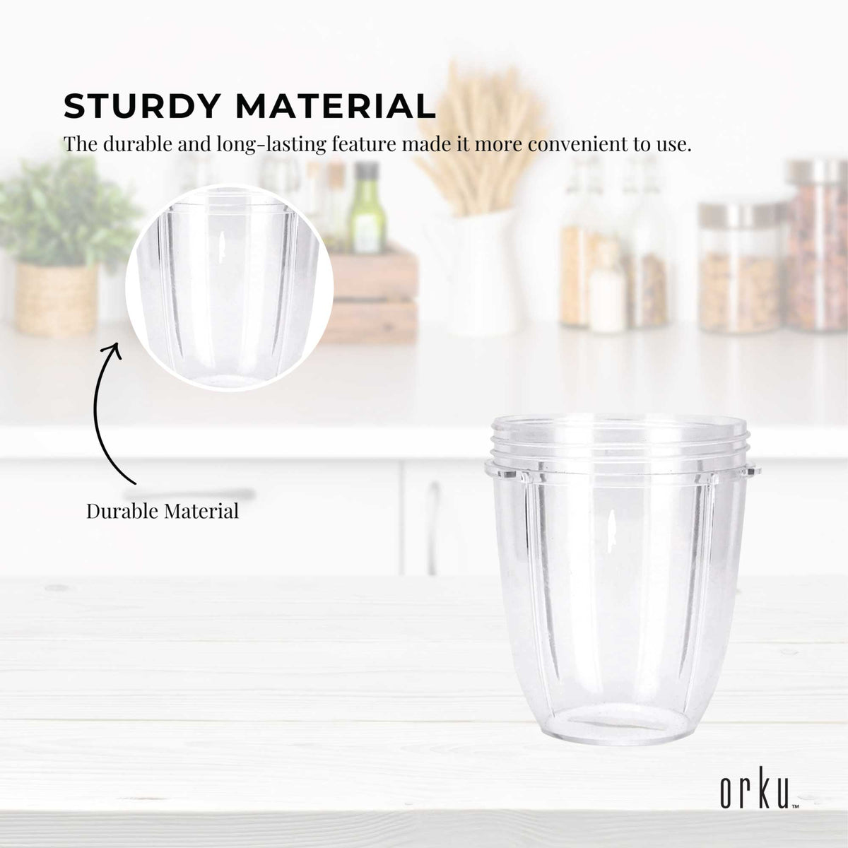 For Nutribullet Small Short Little 18 Oz Cup | Fits 600W & 900W Models | Replacement Part