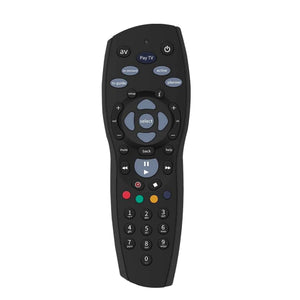 4x PayTV Remote Controls | Compatible with Foxtel MYSTAR SKY | New Zealand | Black