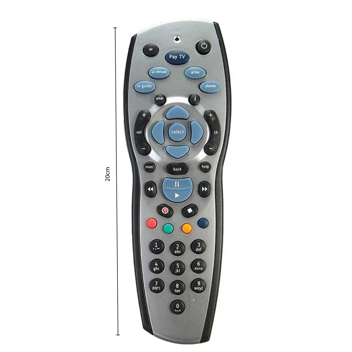 2x PayTV Remote Controls | Compatible with Foxtel MYSTAR SKY | New Zealand | Silver
