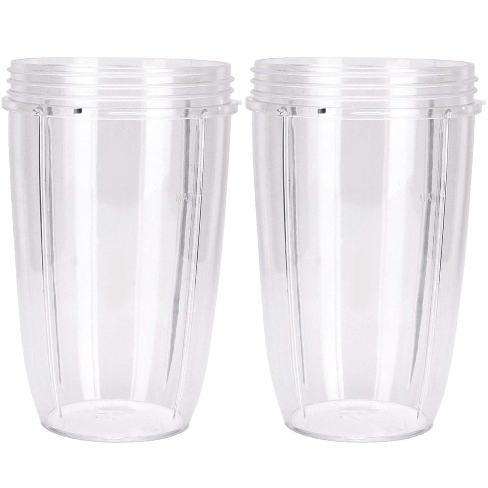 2x For Nutribullet Colossal Big Large Tall Cup | 32 Oz | Fits Nutri 600 & 900 Models