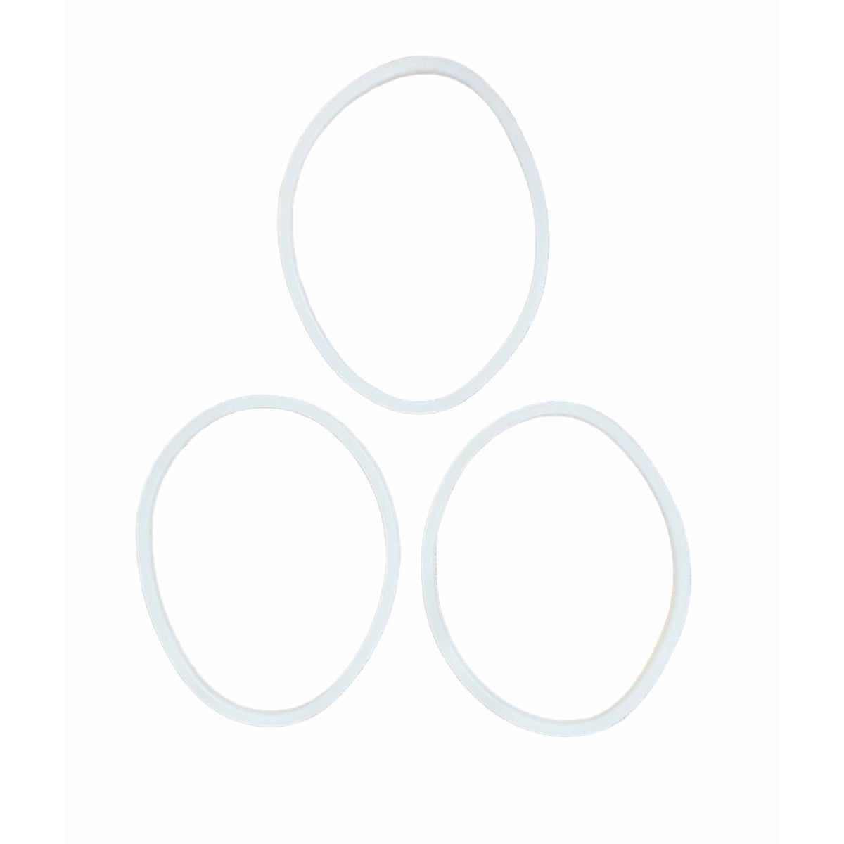 3x For Nutribullet Rubber White Seal | Gasket Ring for 600W Blade & Cups | Replacement Part