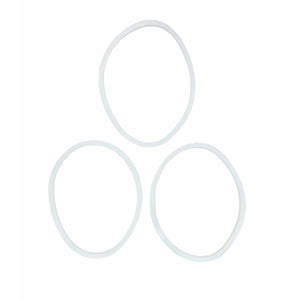 3x For Nutribullet Rubber White Seal | Gasket Ring for 600W Blade & Cups | Replacement Part