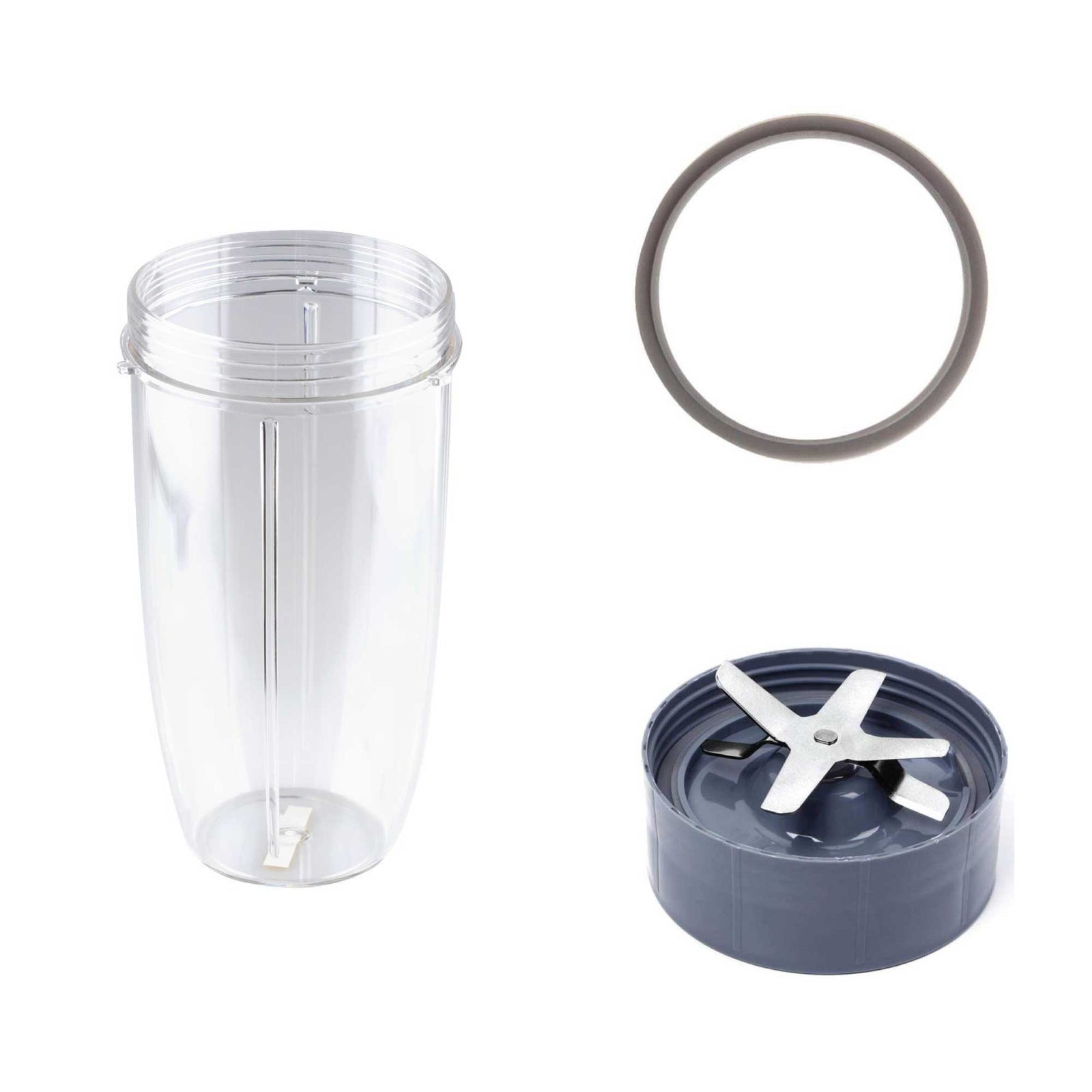 For Nutribullet Extractor Blade + Tall Cup + Grey Seal | Fits 600W & 900W Models