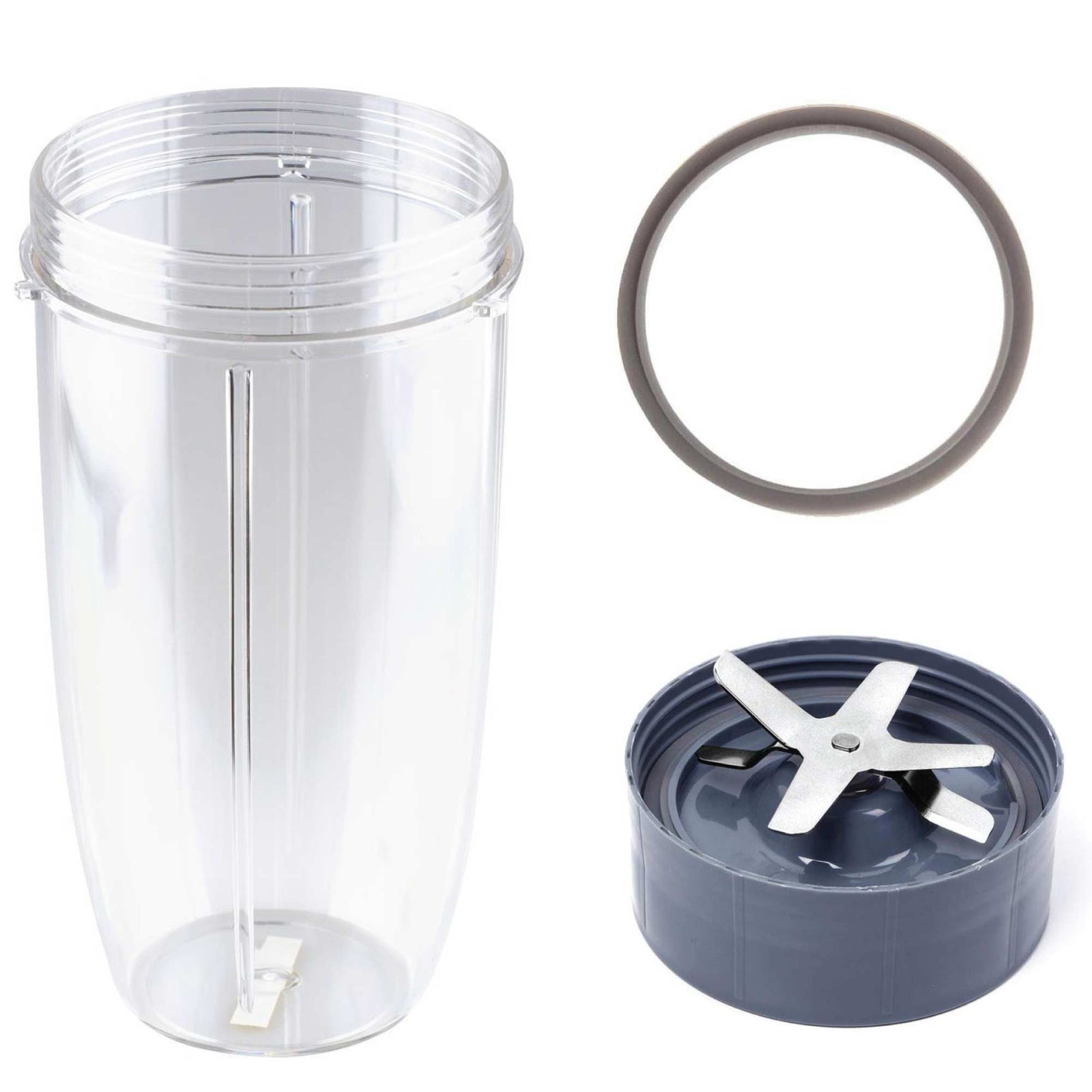 For Nutribullet Extractor Blade + Colossal Tall Cup + Grey Seal | 600W & 900W Models