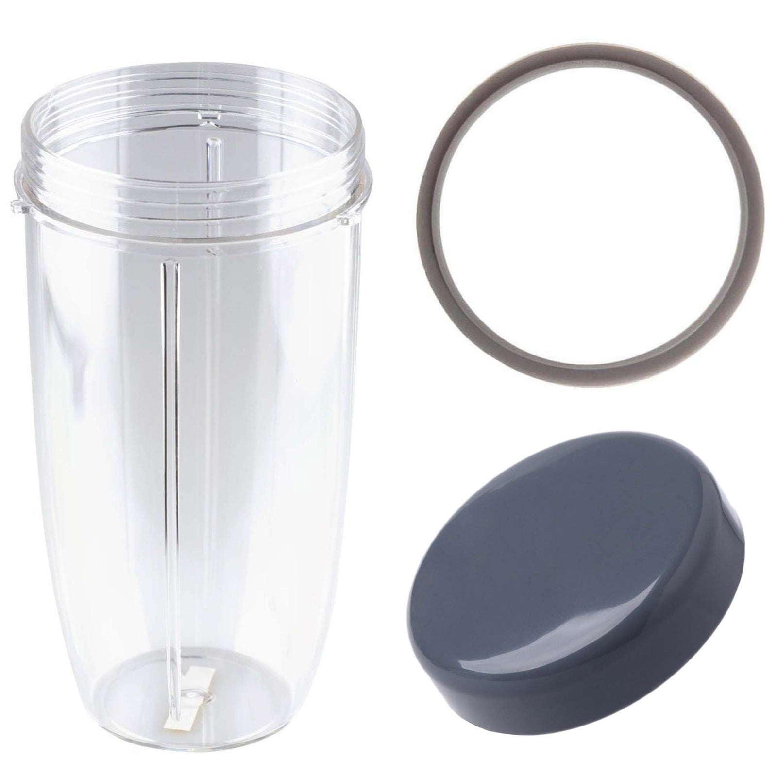 For Nutribullet Colossal Large Cup + Stay Fresh Lid + Grey Seal | Fits 600W & 900W Models