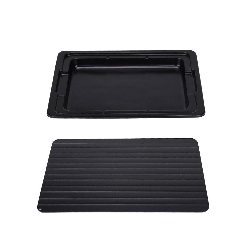 Fast Defrosting Meat Tray | Large Miracle Aluminium Thawing Plate, FDA Approved