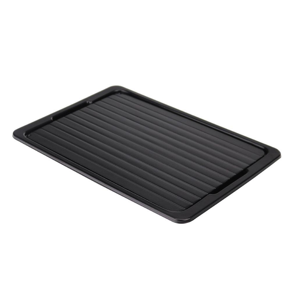 Fast Defrosting Meat Tray | Large Miracle Aluminium Thawing Plate, FDA Approved