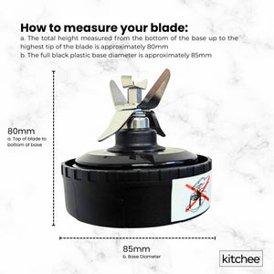 For Nutri Ninja Extractor Blade | 5 Fin Female Connection | Replacement Part