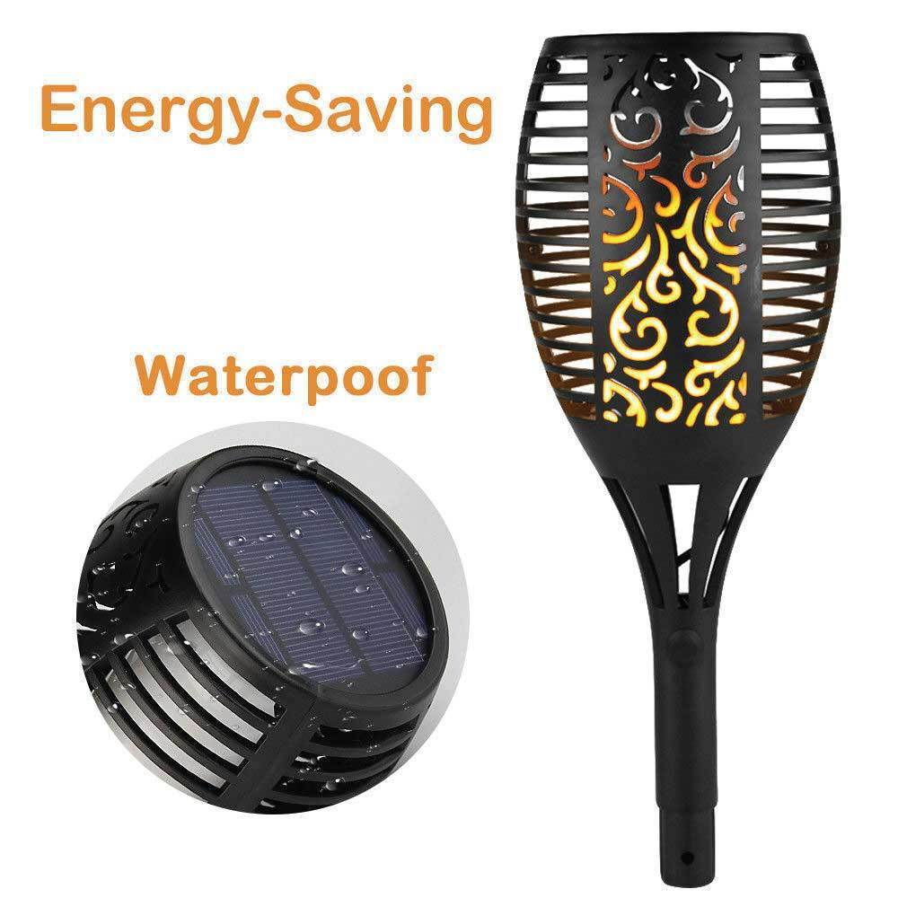51-LED Solar Torch Garden Light | Outdoor Flame Dancing Flickering Auto Lamp