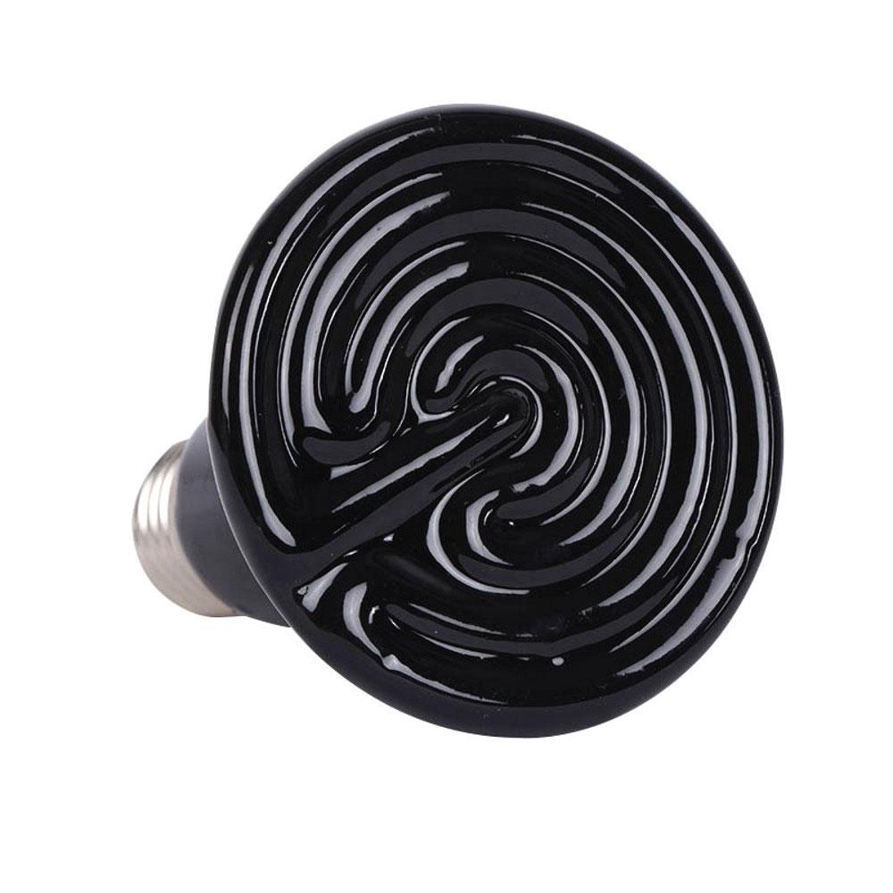 75W Pet Ceramic Heat Lamp | Infrared Heat Emitter for Reptiles, Snakes, Lizards, Chickens